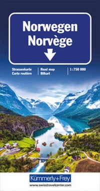 Abbildung von: Norwegen Strassenkarte 1:750 000 - Kümmerly+Frey