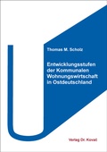 Abbildung von: Entwicklungsstufen der Kommunalen Wohnungswirtschaft in Ostdeutschland - Kovac, Dr. Verlag