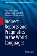 Cover: Indirect Reports and Pragmatics in the World Languages - Springer