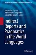 Cover: Indirect Reports and Pragmatics in the World Languages - Springer