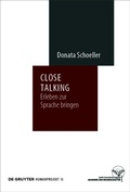 Cover: Close Talking - De Gruyter