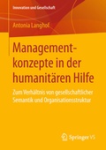 Cover: Managementkonzepte in der humanit&auml;ren Hilfe - Springer VS