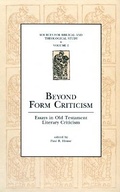 Cover: Beyond Form Criticism - Eisenbrauns