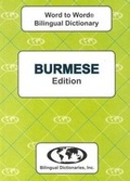 Cover: English-Burmese & Burmese-English Word-to-Word Dictionary - Bilingual Dictionaries, Incorporated