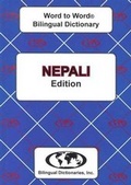 Cover: English-Nepali & Nepali-English Word-to-Word Dictionary - Bilingual Dictionaries, Incorporated