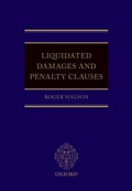 Cover: Liquidated Damages and Penalty Clauses - OUP eBook