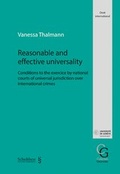 Cover: Reasonable and effective universality - Schulthess Juristische Medien