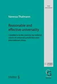 Enlarge image Cover: Reasonable and effective universality - Schulthess Juristische Medien