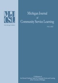 Cover: Michigan Journal of Community Service Learning - Michigan Publishing Services