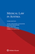Cover: Medical Law in Austria - Kluwer Law International