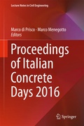 Cover: Proceedings of Italian Concrete Days 2016 - Springer