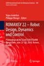 Cover: ROMANSY 22 - Robot Design, Dynamics and Control - Springer