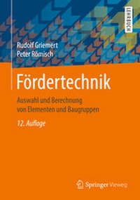 Bild vergrößern Bild: Fördertechnik - Springer Vieweg