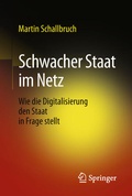 Cover: Schwacher Staat im Netz - Springer