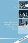 Cover: Global Approaches to Early Learning Research and Practice - Wiley
