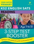Cover: English SATs 3-Step Test Booster Reading: York Notes for KS2 - Pearson Education Limited