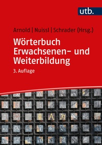 Abbildung von: Wörterbuch Erwachsenen- und Weiterbildung - UTB