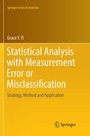 Cover: Statistical Analysis with Measurement Error or Misclassification - Springer