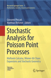 Enlarge image Cover: Stochastic Analysis for Poisson Point Processes - Springer