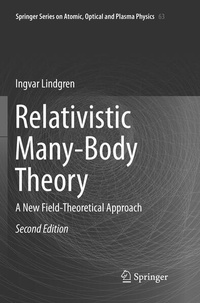 Enlarge image Cover: Relativistic Many-Body Theory - Springer
