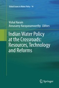 Cover: Indian Water Policy at the Crossroads: Resources, Technology and Reforms - Springer