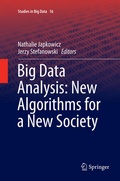 Cover: Big Data Analysis: New Algorithms for a New Society - Springer