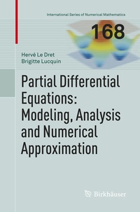 Enlarge image Cover: Partial Differential Equations: Modeling, Analysis and Numerical Approximation - Birkhäuser