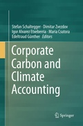 Cover: Corporate Carbon and Climate Accounting - Springer