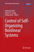 Cover: Control of Self-Organizing Nonlinear Systems - Springer