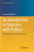 Cover: An Introduction to Statistics with Python - Springer