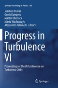 Cover: Progress in Turbulence VI - Springer