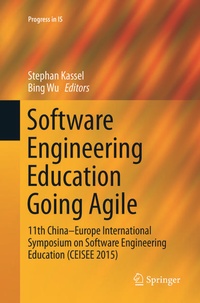 Enlarge image Cover: Software Engineering Education Going Agile - Springer