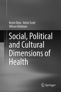 Cover: Social, Political and Cultural Dimensions of Health - Springer