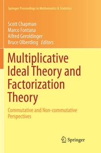 Enlarge image Cover: Multiplicative Ideal Theory and Factorization Theory - Springer
