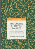 Cover: The Greens in British Politics - Palgrave Macmillan