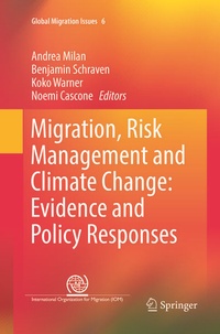Enlarge image Cover: Migration, Risk Management and Climate Change: Evidence and Policy Responses - Springer