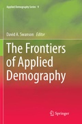 Cover: The Frontiers of Applied Demography - Springer