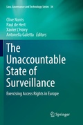 Cover: The Unaccountable State of Surveillance - Springer
