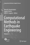Cover: Computational Methods in Earthquake Engineering - Springer