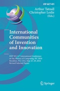 Cover: International Communities of Invention and Innovation - Springer