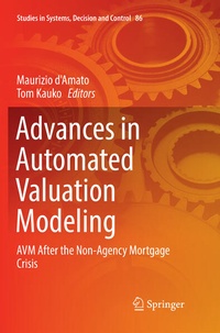 Enlarge image Cover: Advances in Automated Valuation Modeling - Springer