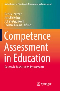 Enlarge image Cover: Competence Assessment in Education - Springer
