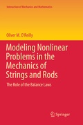 Cover: Modeling Nonlinear Problems in the Mechanics of Strings and Rods - Springer