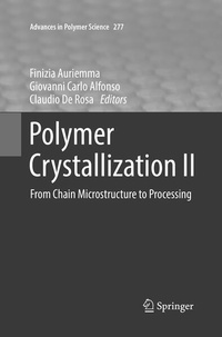 Enlarge image Cover: Polymer Crystallization II - Springer