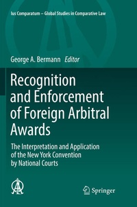 Enlarge image Cover: Recognition and Enforcement of Foreign Arbitral Awards - Springer