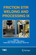 Cover: Friction Stir Welding and Processing IX - Springer
