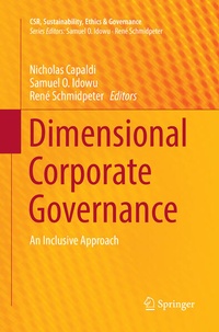 Enlarge image Cover: Dimensional Corporate Governance - Springer