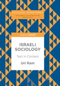 Cover: Israeli Sociology - Palgrave Macmillan