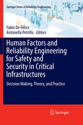 Cover: Human Factors and Reliability Engineering for Safety and Security in Critical Infrastructures - Springer