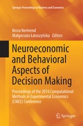 Cover: Neuroeconomic and Behavioral Aspects of Decision Making - Springer